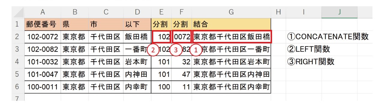 Excel　住所録